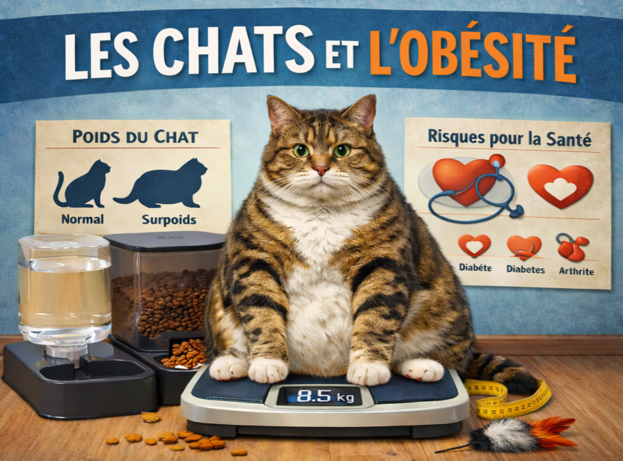 L’obésité chez le chat : comprendre, prévenir et agir