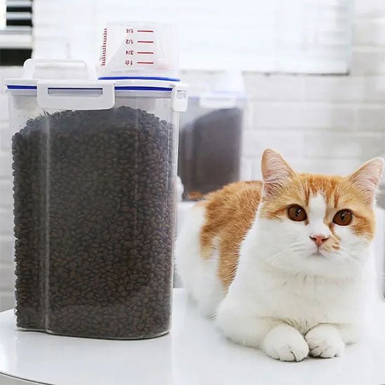 boite à croquettes 2l chat bicolor