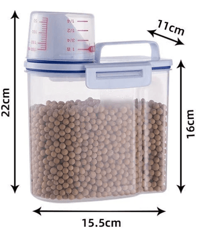 boite à croquettes chat doseur 1,5l