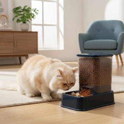 distributeur de croquettes pour chat | duo cat distributor