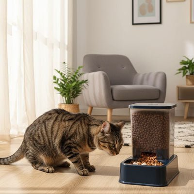distributeur de croquettes pour chat | duo cat distributor