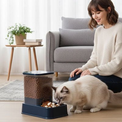 distributeur de croquettes pour chat | duo cat distributor