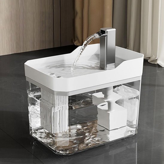 fontaine à eau blanc