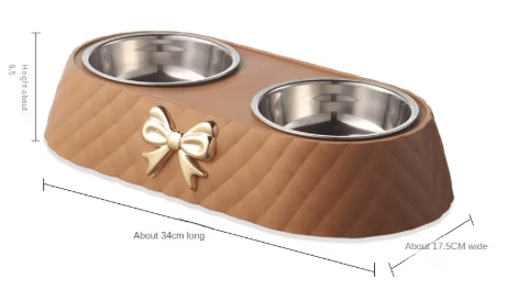 gamelle double chat dimensions