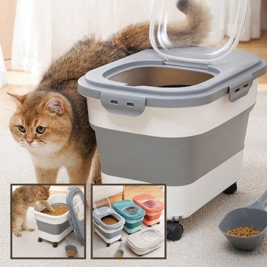 Boite à croquettes pour chat | Hermétique Design