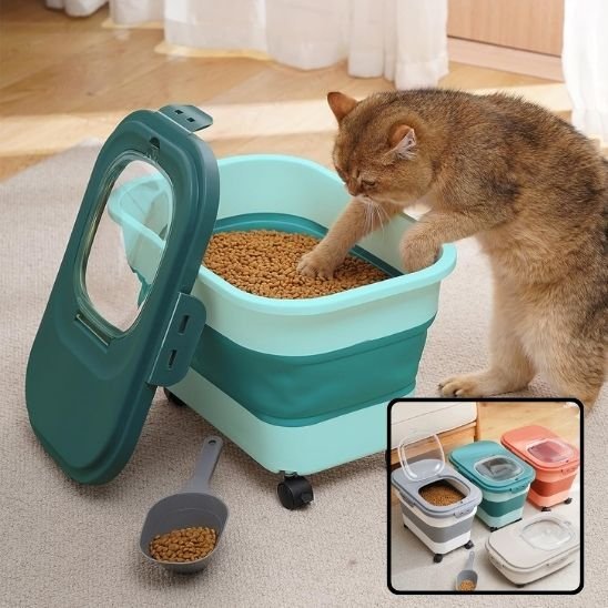 Boite à croquettes pour chat | Hermétique Design