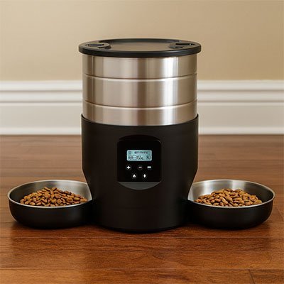 Distributeur de croquettes pour chat | Automatique